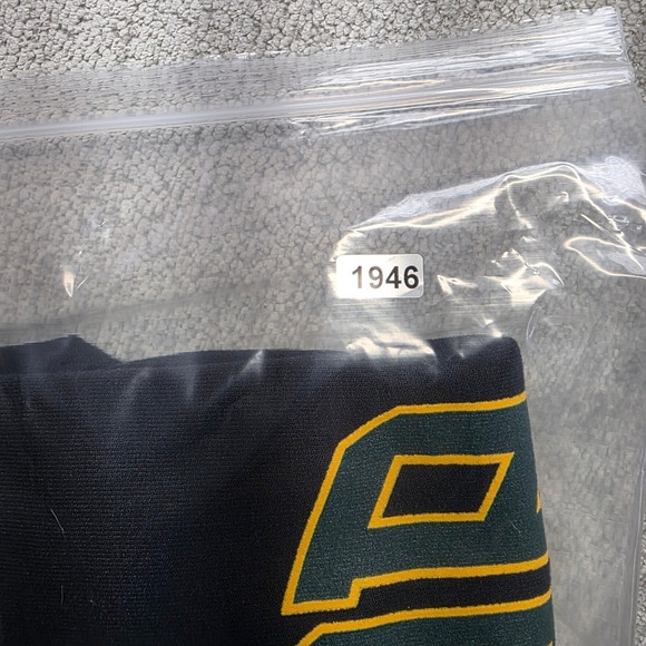 Champion Baylor Bears Crewneck Sweatshirt Green Gold Logo Black Size S - Picture 6 of 6